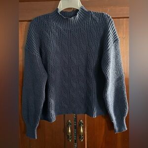 J. Crew Navy Knit Sweater Size Medium